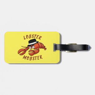 Etiqueta Para Maletas Lobster Mobster 🦞 Gangster de Personalizado muy t