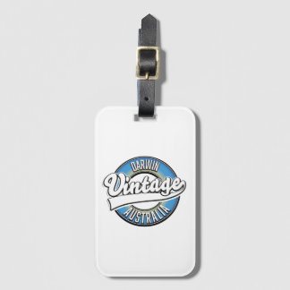 Etiqueta Para Maletas Logo de Darwin australia Vintage