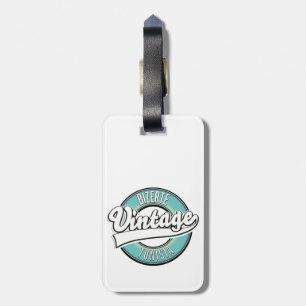 Etiqueta Para Maletas Logo de estilo vintage de Bizerte tunisia
