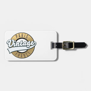 Etiqueta Para Maletas Logo de Paris France