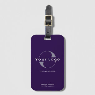 Etiqueta Para Maletas Logo de Purple Company Marca comercial Correa de c