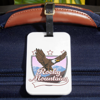 Etiqueta Para Maletas Logo de Rocky Mountains