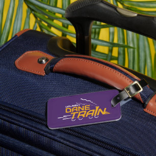 Etiqueta Para Maletas Logo del Tren de Dane de la UAlbany