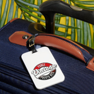 Etiqueta Para Maletas Logo vintage de Ponce Puerto Rico