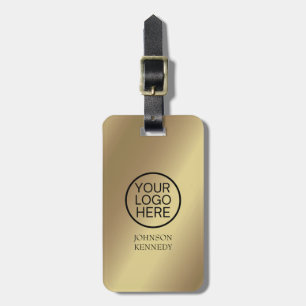 Etiqueta Para Maletas Logotipo comercial - Personalizado Elegant Gold Me