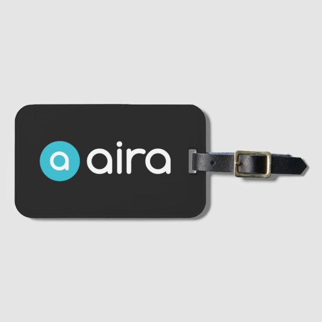 Etiqueta Para Maletas Logotipo de Aira (Anverso horizontal)