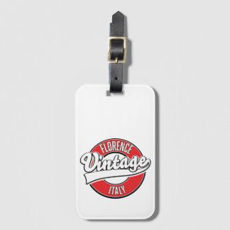 Etiqueta Para Maletas logotipo de estilo florence italy vintage