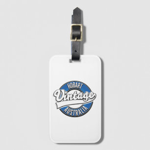 Etiqueta Para Maletas logotipo de estilo vintage de Hobart Australia