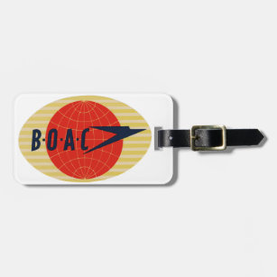 Etiqueta Para Maletas Logotipo de la línea aérea del vintage BOAC