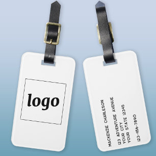 Etiqueta Para Maletas Logotipo de negocio Minimalista