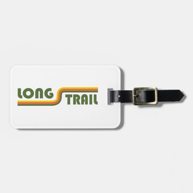 Etiqueta Para Maletas Long Trail Vermont (Frente Horizontal)