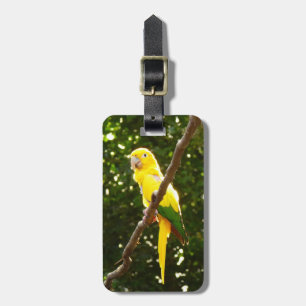 Etiqueta Para Maletas Loro amarillo
