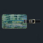 Etiqueta Para Maletas Los lirios de agua de Claude Monet y el puente jap<br><div class="desc">1899. Claude Monet (14 de noviembre de 1840 a 5 de diciembre de 1926) fue fundador de la pintura impresionista francesa, y el profesional más consistente y prolífico de la filosofía del movimiento de expresar las percepciones propias ante la naturaleza, especialmente en lo que se refiere a la pintura al...</div>