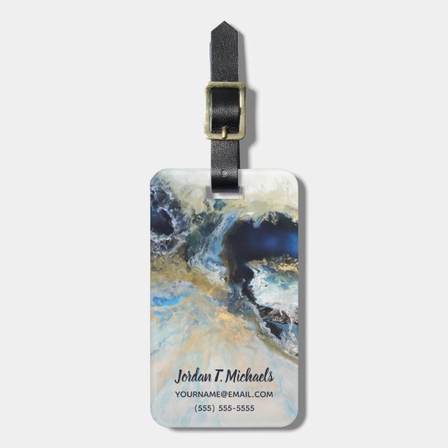 Etiqueta Para Maletas Los Mares (Frente Vertical)