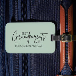 Etiqueta Para Maletas Los mejores abuelos Minimalistas modernos de la hi