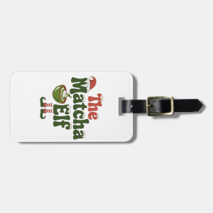 Etiqueta Para Maletas Los Navidades mágicos del elfo de Matcha beben