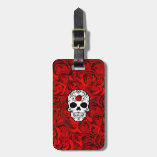 Etiqueta Para Maletas Los Rosas son el Día de la Calavera del Azúcar Mue