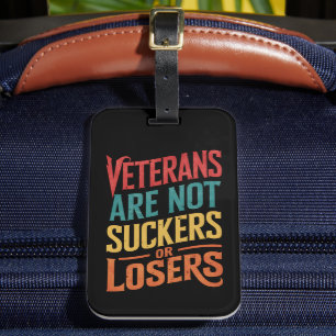 Etiqueta Para Maletas Los Veteranos No Son Sumidores Ni Perdedores Que V