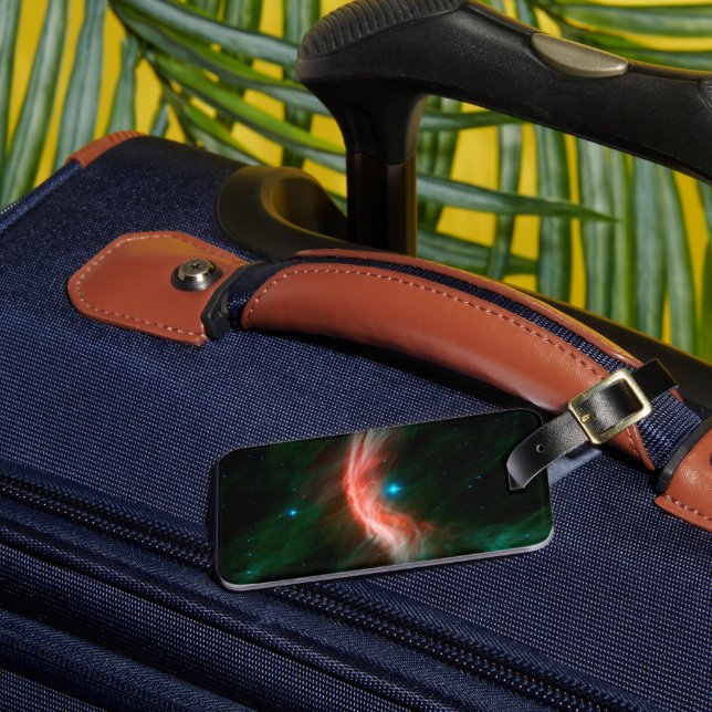 Etiqueta Para Maletas Los Vientos Estelares Salen De Zeta Ophiuchi. (Anverso In situ 3)