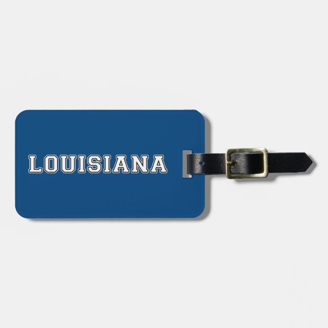 Etiqueta Para Maletas Louisiana (Frente Horizontal)