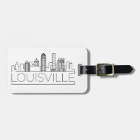 Louisville, Kentucky Stylized Skyline Lumaletas Ta