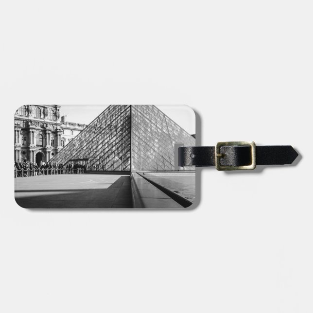 Etiqueta Para Maletas Louvre (Frente Horizontal)