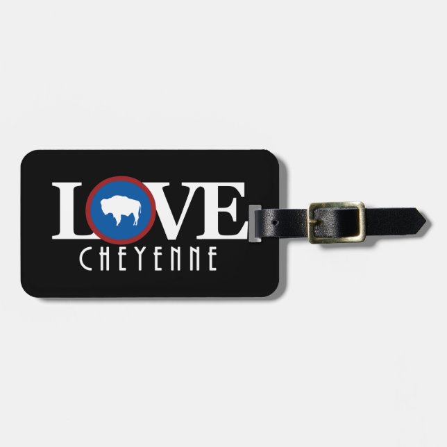 Etiqueta Para Maletas LOVE Cheyenne (Frente Horizontal)