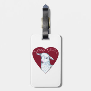 Etiqueta Para Maletas Love Lambs