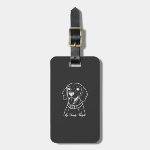Etiqueta Para Maletas Lovely Beagle