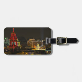 Etiqueta Para Maletas Luces de Kansas City Plaza