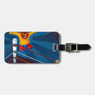 Etiqueta Para Maletas luchador