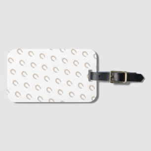 Etiqueta Para Maletas Lucky Horse Shoe
