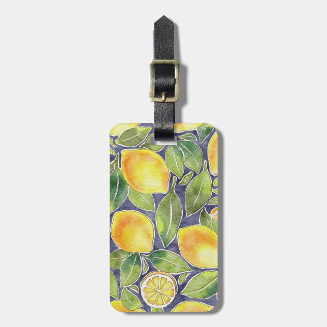 Etiqueta Para Maletas Lucky Lemon (Frente Vertical)