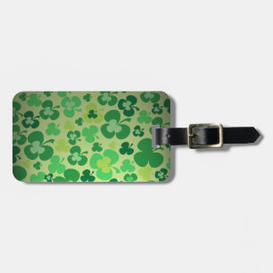 Etiqueta Para Maletas Lucky Shamrock Explosion Travel Tag