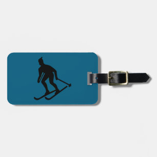 Etiqueta Para Maletas Ludlow, VT Vago de la Nieve (Esquí en Green Mounta