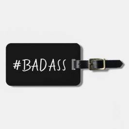 ETIQUETA PARA MALETAS LUGGAGE/BAG DIVERTIDO TAG_#BADASS DIY