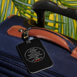 Etiqueta Para Maletas Luggage Tag Dark