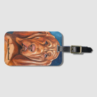 Etiqueta Para Maletas Luggage tag with bloodhound