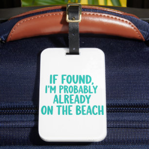 Etiqueta Para Maletas Luggage tags funny, funny quote