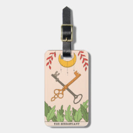 Etiqueta Para Maletas Luna de tarot arcana mayor jerófano