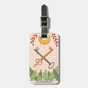 Etiqueta Para Maletas Luna de tarot arcana mayor jerófano