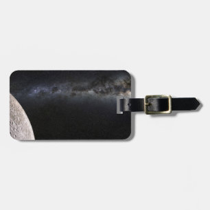 Etiqueta Para Maletas Luna y galaxia