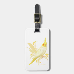 Etiqueta Para Maletas Lutino Cockatiel
