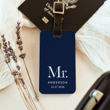 Luxe Elegance Navy Blue | Sr. y Boda Fecha