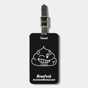 Etiqueta Para Maletas Macho poop - Brootsch the PooPoo