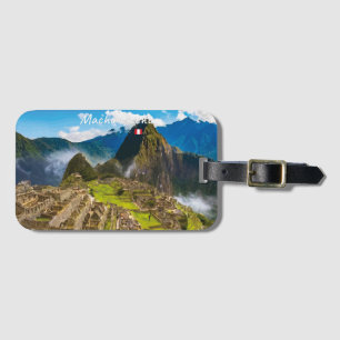 Etiqueta Para Maletas Machu Picchu, Perú - Ruinas de la Ciudadela Inca