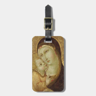 Etiqueta Para Maletas Madonna y niño