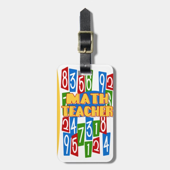 Etiqueta Para Maletas Maestra (Frente Vertical)