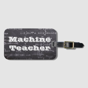 Etiqueta Para Maletas Maestra de Máquina