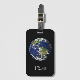 Etiqueta Para Maletas Magnífico Guay Perfect Modern Planet Black